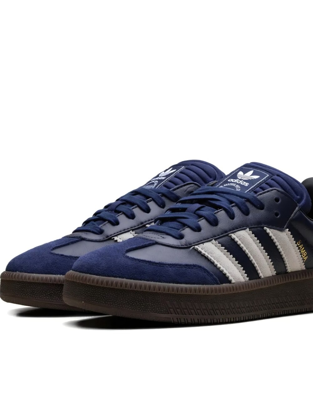 Adidas Originals Samba XLG Dark Blue Gum Men Unisex Men's Sz 9.5 Wmns Sz 10.5 - Picture 1 of 9